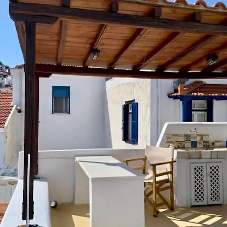 Holiday home Agapi Nefeli Artisthouse Roofterrace Island Sea View Skopelos Town